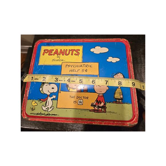 Vintage 1973 King Seeley Peanuts Lunch Box Snoopy Charlie Brown No Thermos - Picture 11 of 13